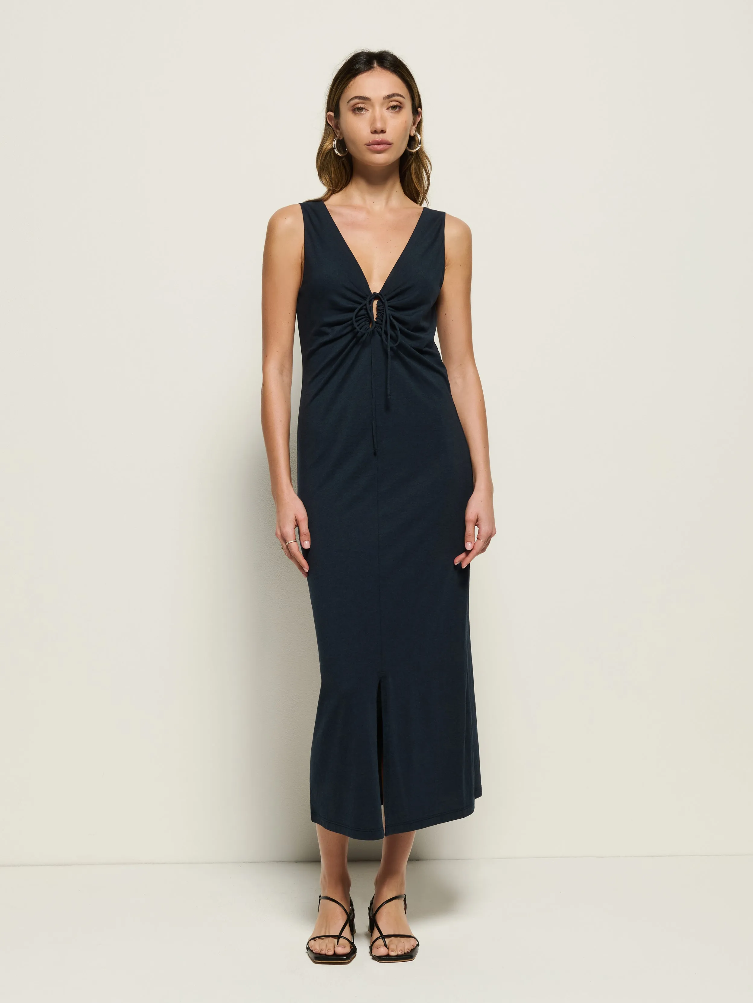 Gracie Midi Dress Soft Texture London Girl