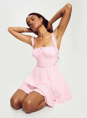 Trendy Silhouette Keltie Mini Dress Pink