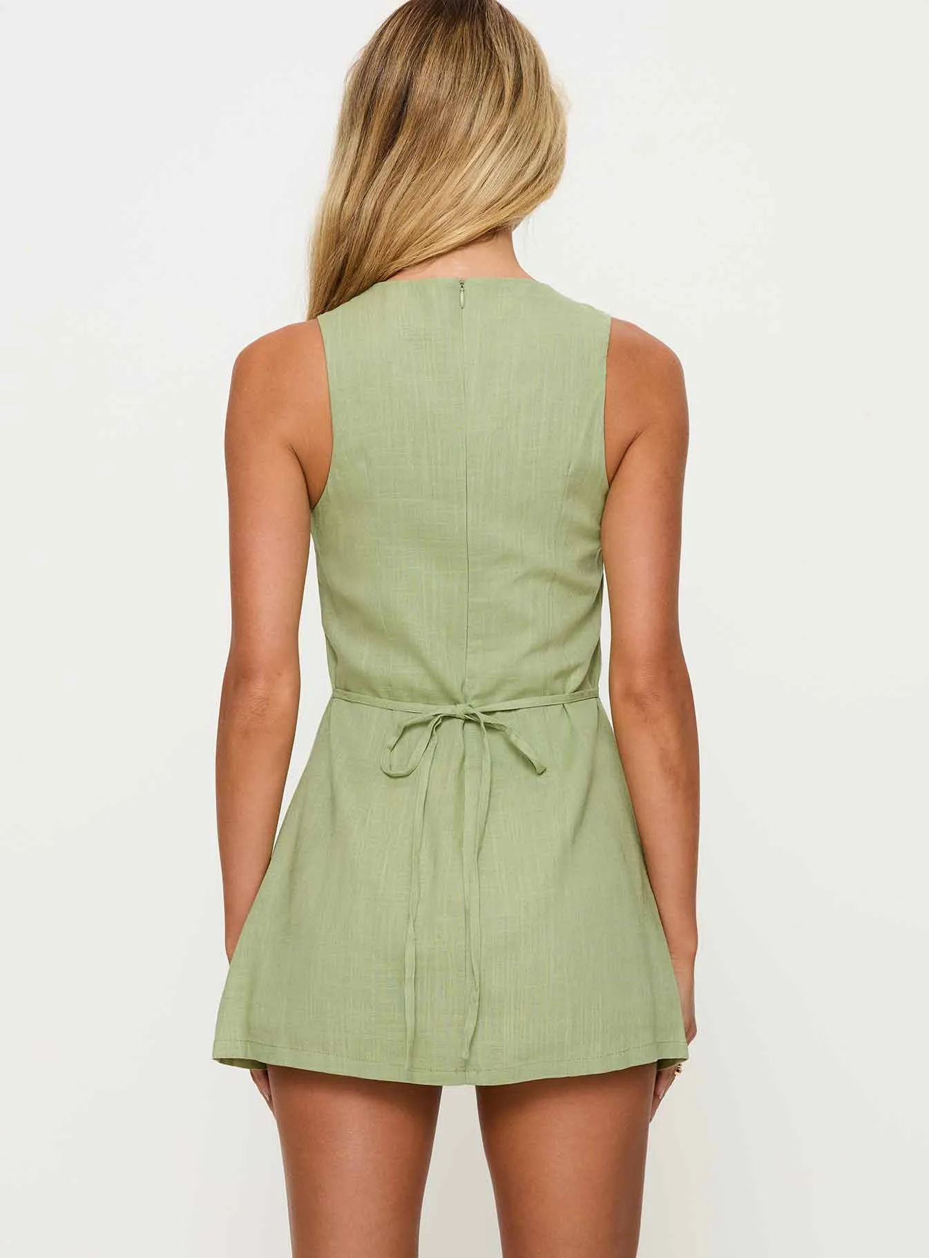 Flash Edge Heat Scene Laird Playsuit Green