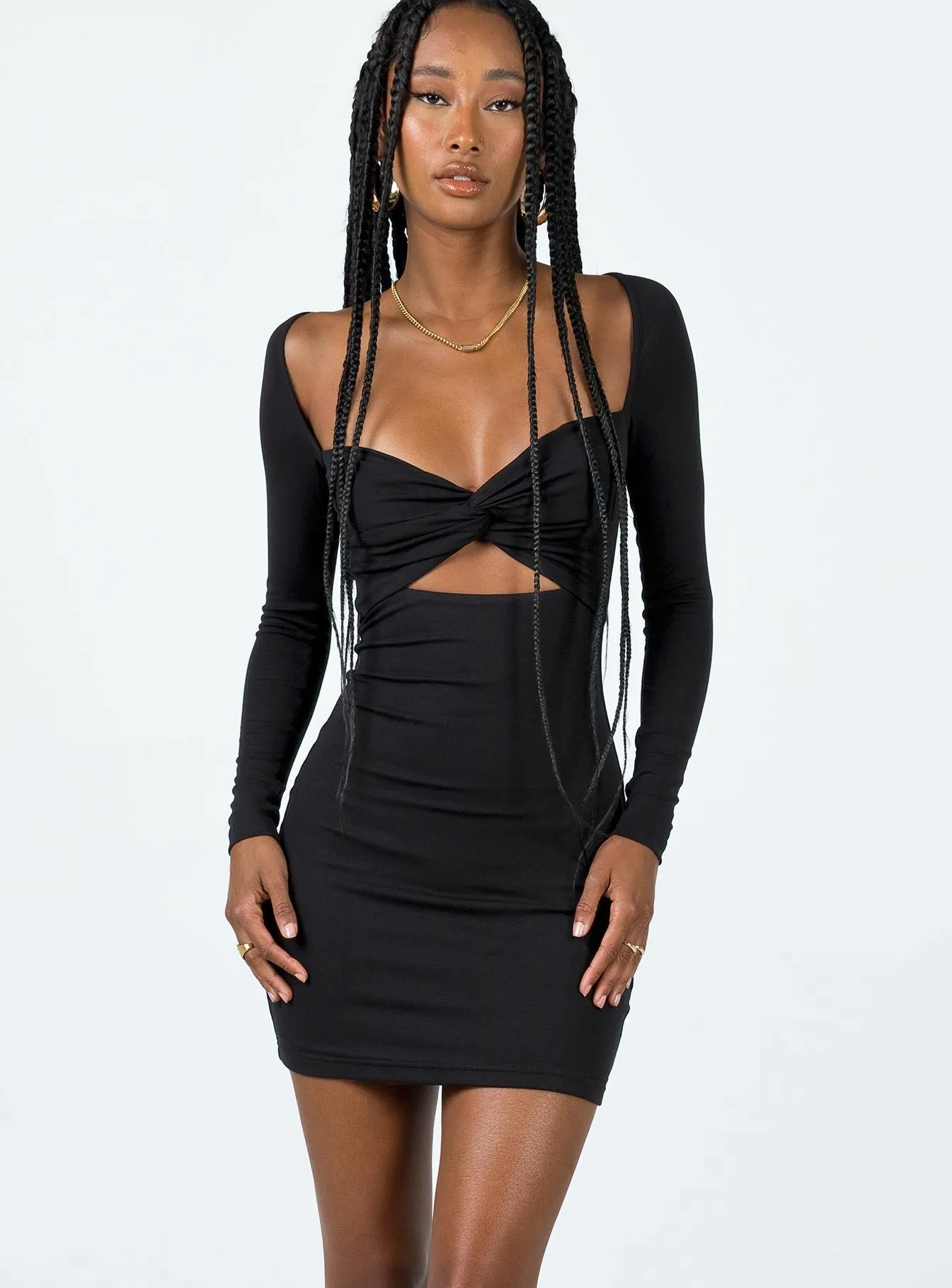 Youthful Design Lennel Mini Dress Black