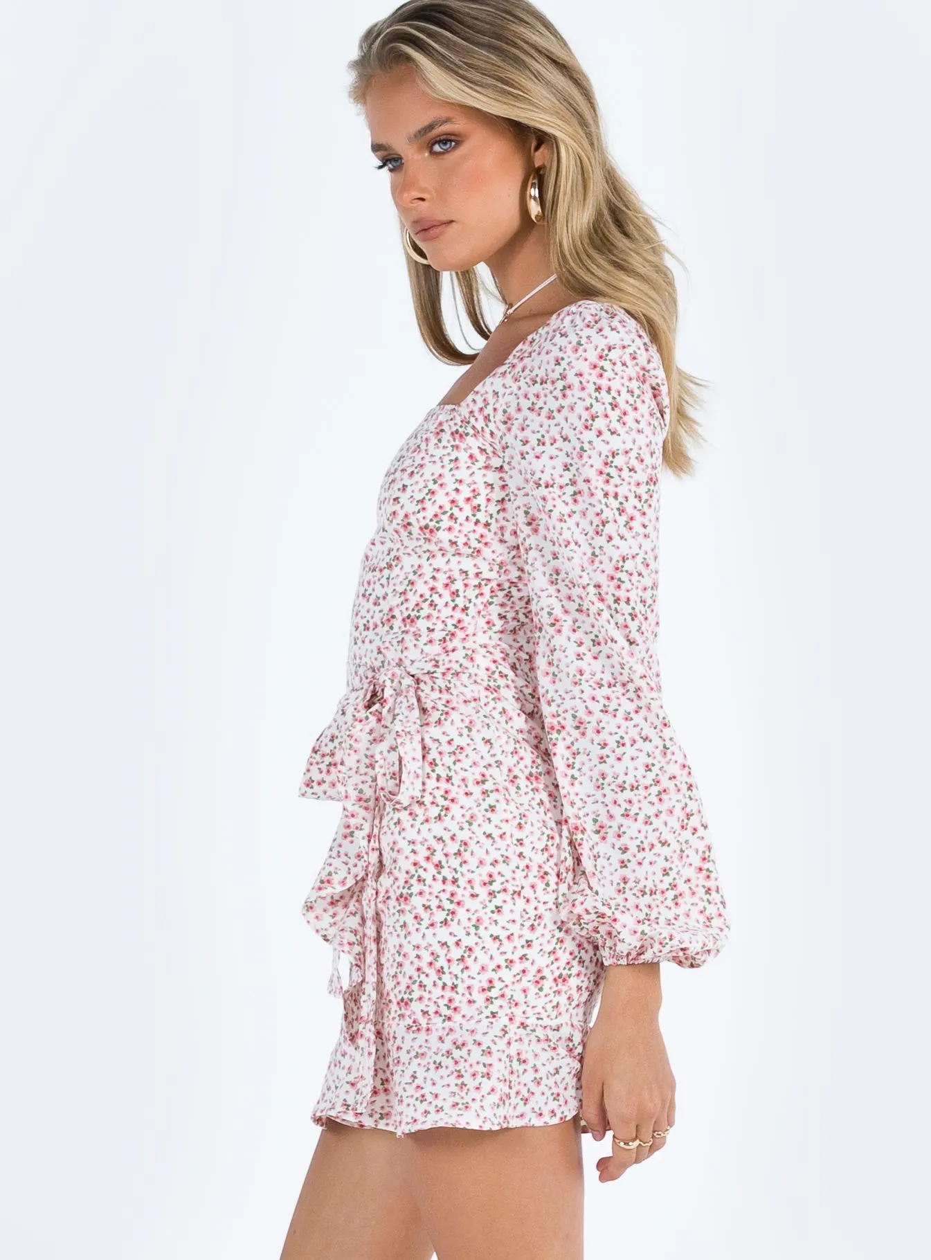 Effortless Chic Wear The Villa Mini Dress Floral