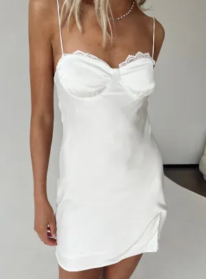 Snowbird Mini Dress White Tall Trendy Mood Moisture wicking