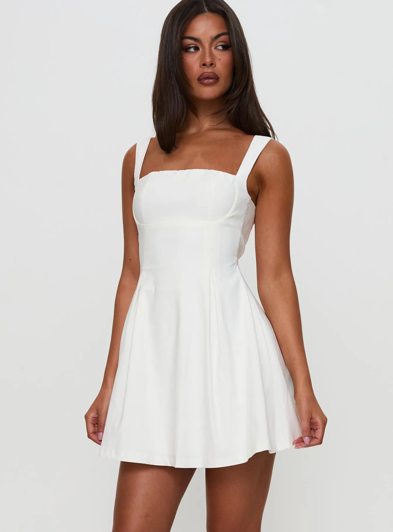 Match Fast Xanthus Mini Dress White