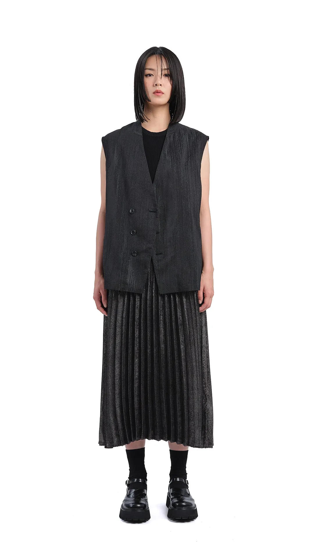 Metallic Dress PunctureResistant Fabric Matte Fit