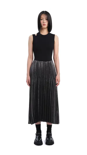 Brave Fit SnagProofMaterial Metallic Dress