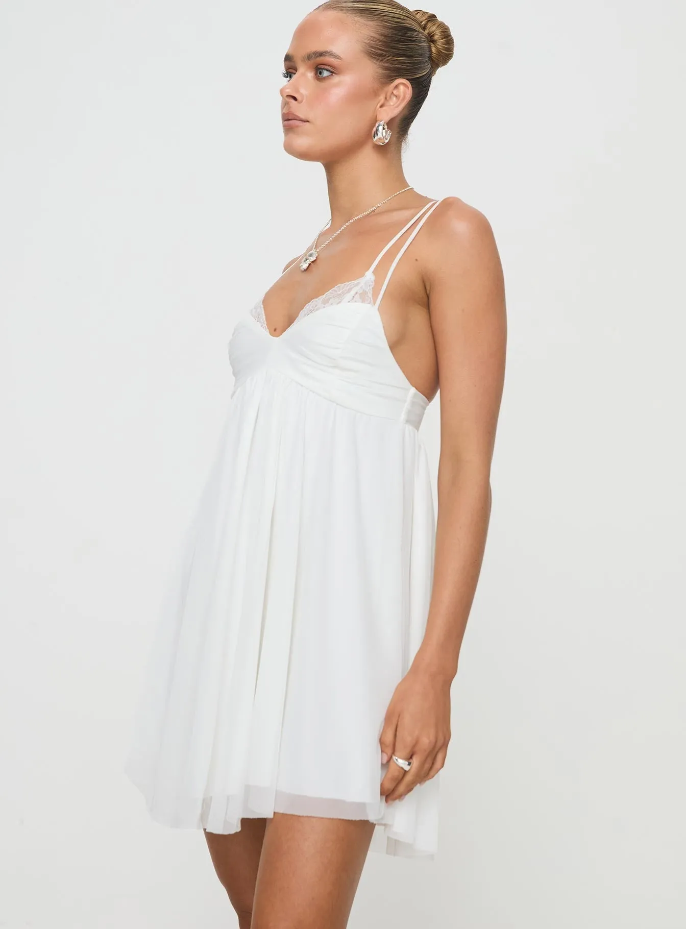 elegant design Urban Wear Corella Mini Dress White