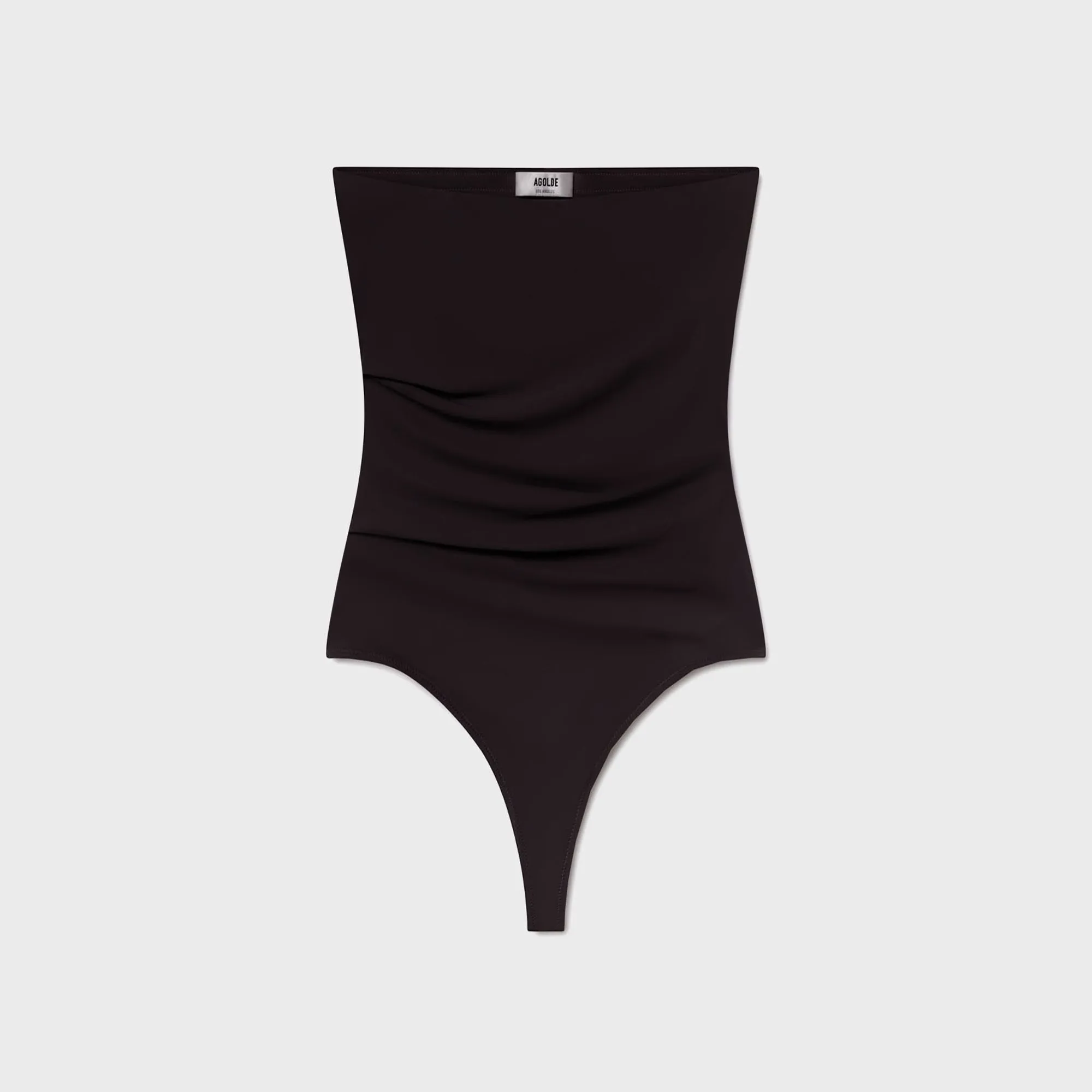 Contrast Stitching Agolde Gwyneth Bodysuit - Black Eco Friendly Dyes adults'