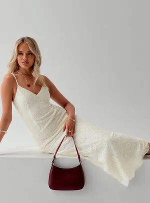 Rose Glow Euphemia Maxi Dress Cream