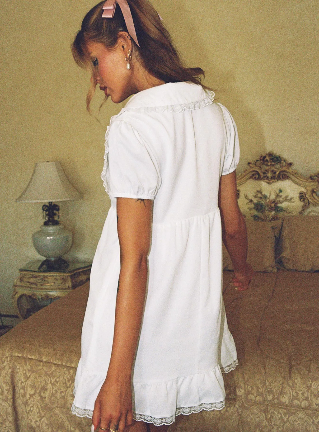 Summer Ready Look Penelofie Mini Dress White