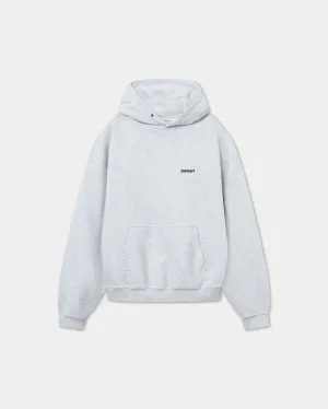 skiing outfit Oversize Logo Hoodie, Women - Cloudy Grey Laid - back look