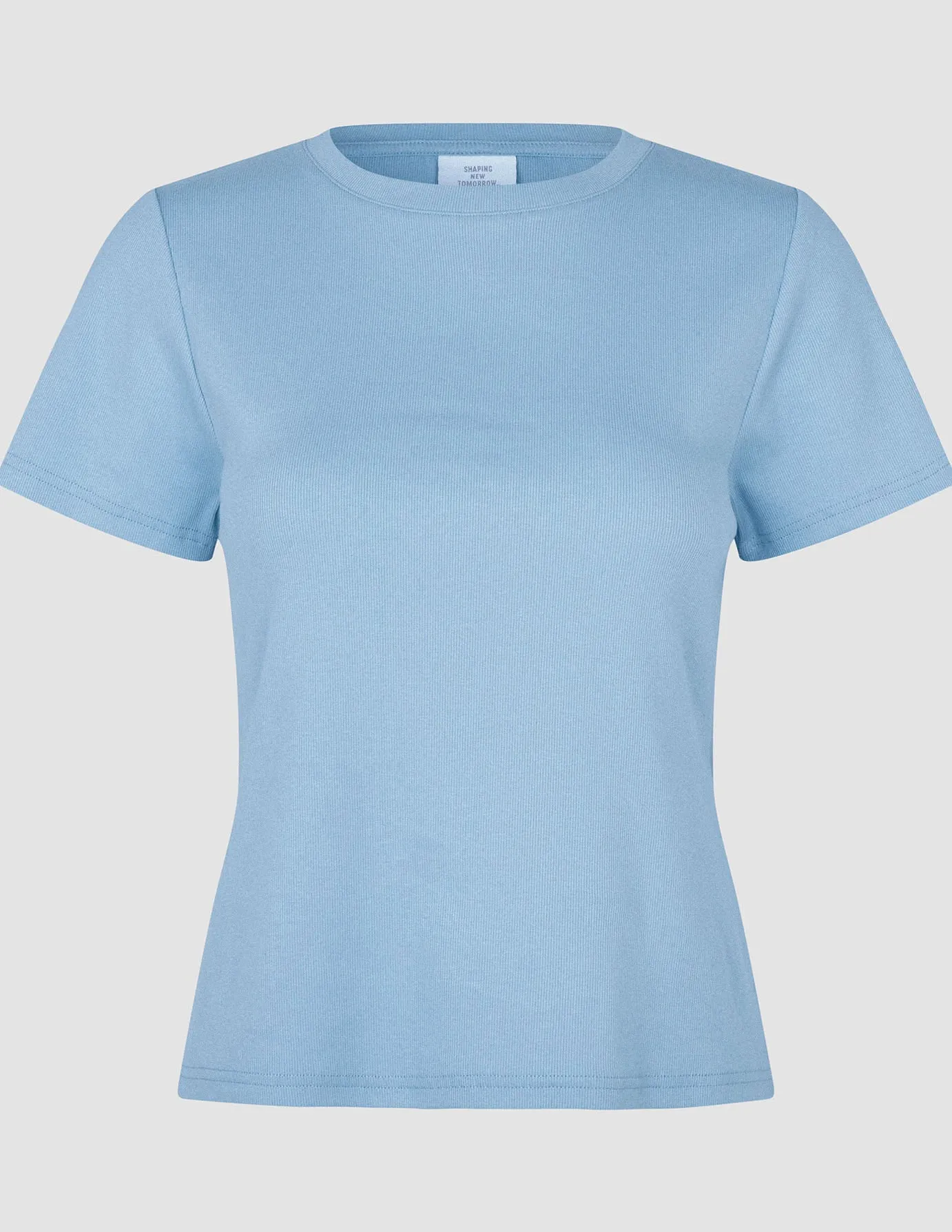 Women's Rib T-Shirt Blissful Blue Modular Attachment System Bead Soul