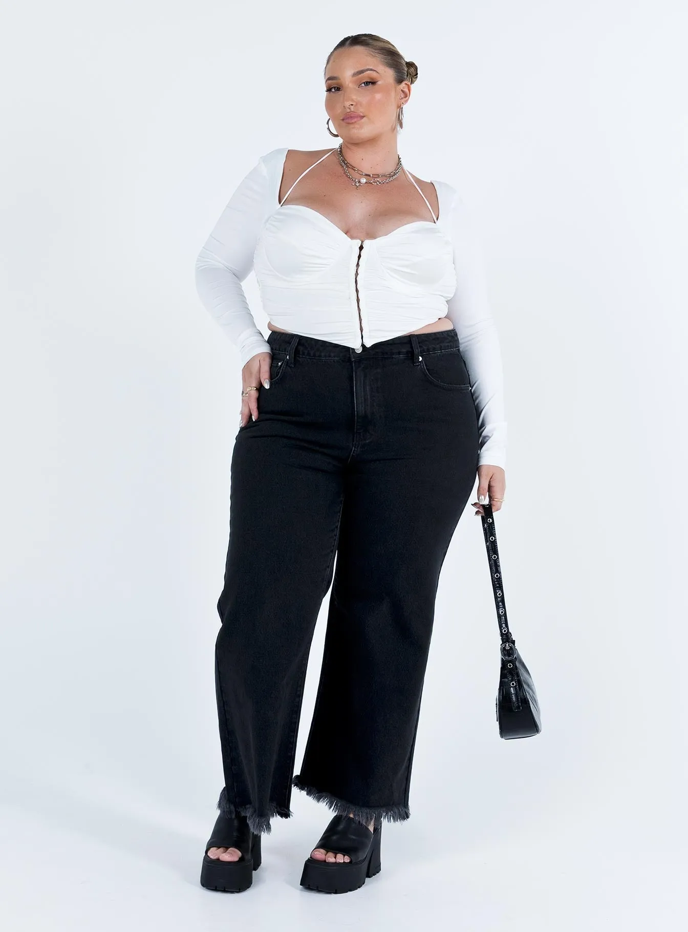 Trusted Outfit Carey Denim Jeans Black Curve