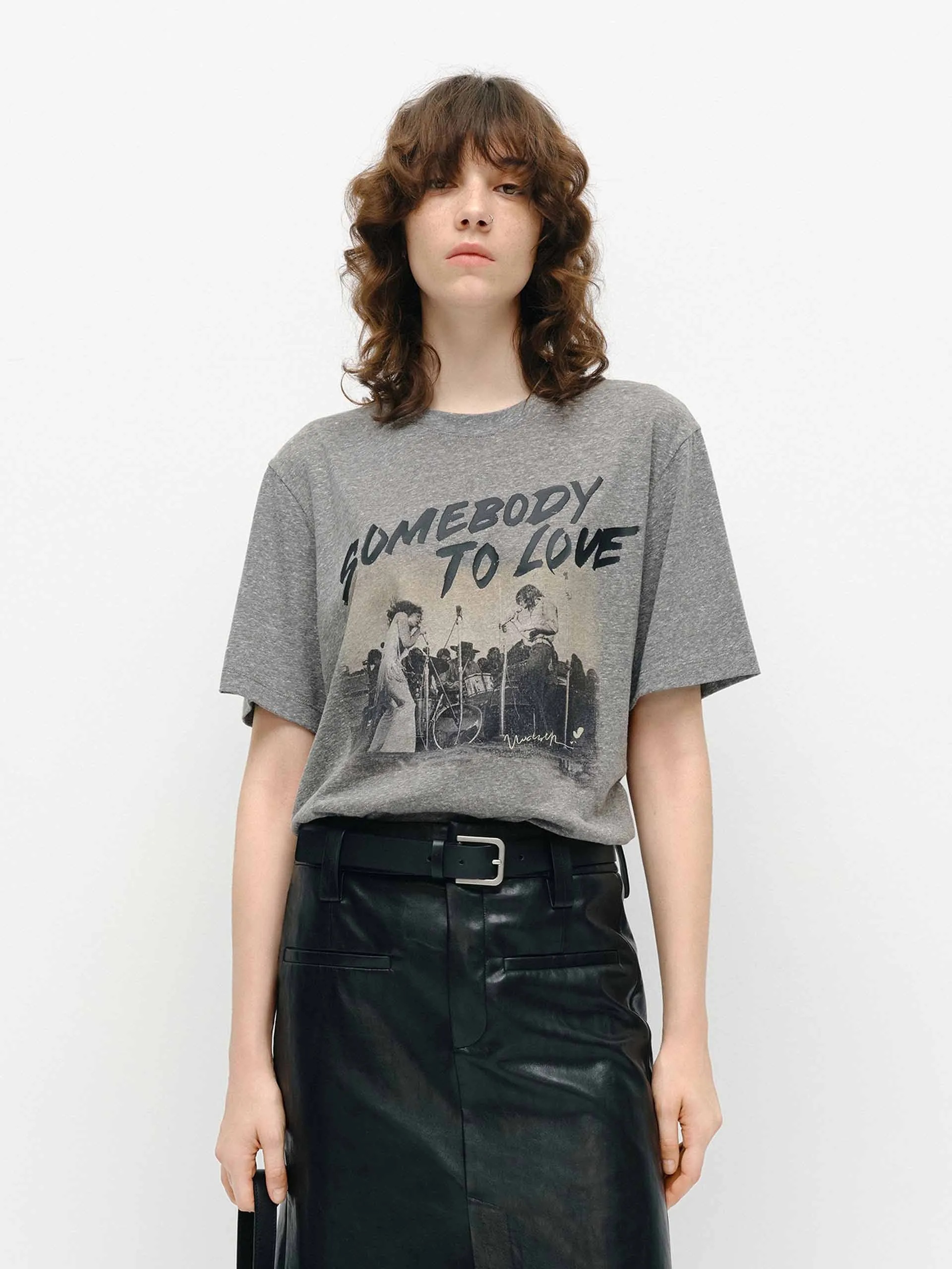 soft fit Vintage Printed Loose T-shirts