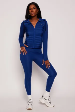 Wide Waistband Leggings Stretch Power