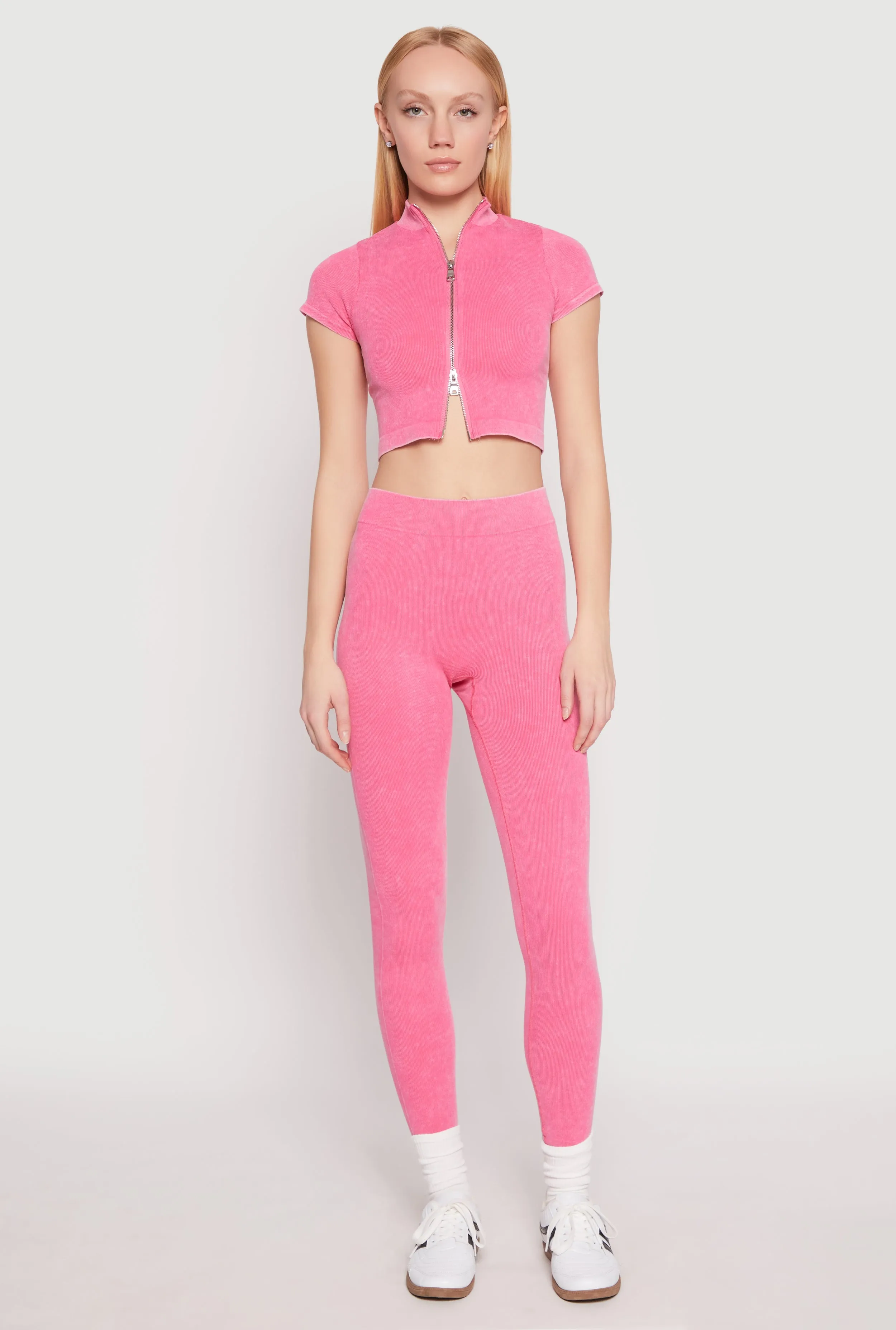 Seamless Mineral Wash Leggings Signature Fit