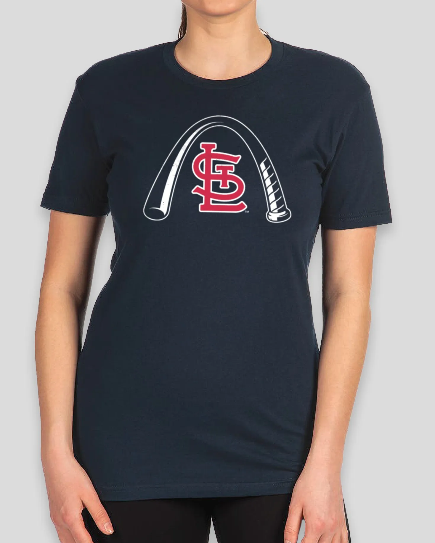 AntiSnagTechnology Arched Bat Women's Warm-Up Tee - St. Louis Cardinals