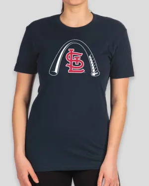 Translucent Soul Arched Bat Women's Warm-Up Tee - St. Louis Cardinals