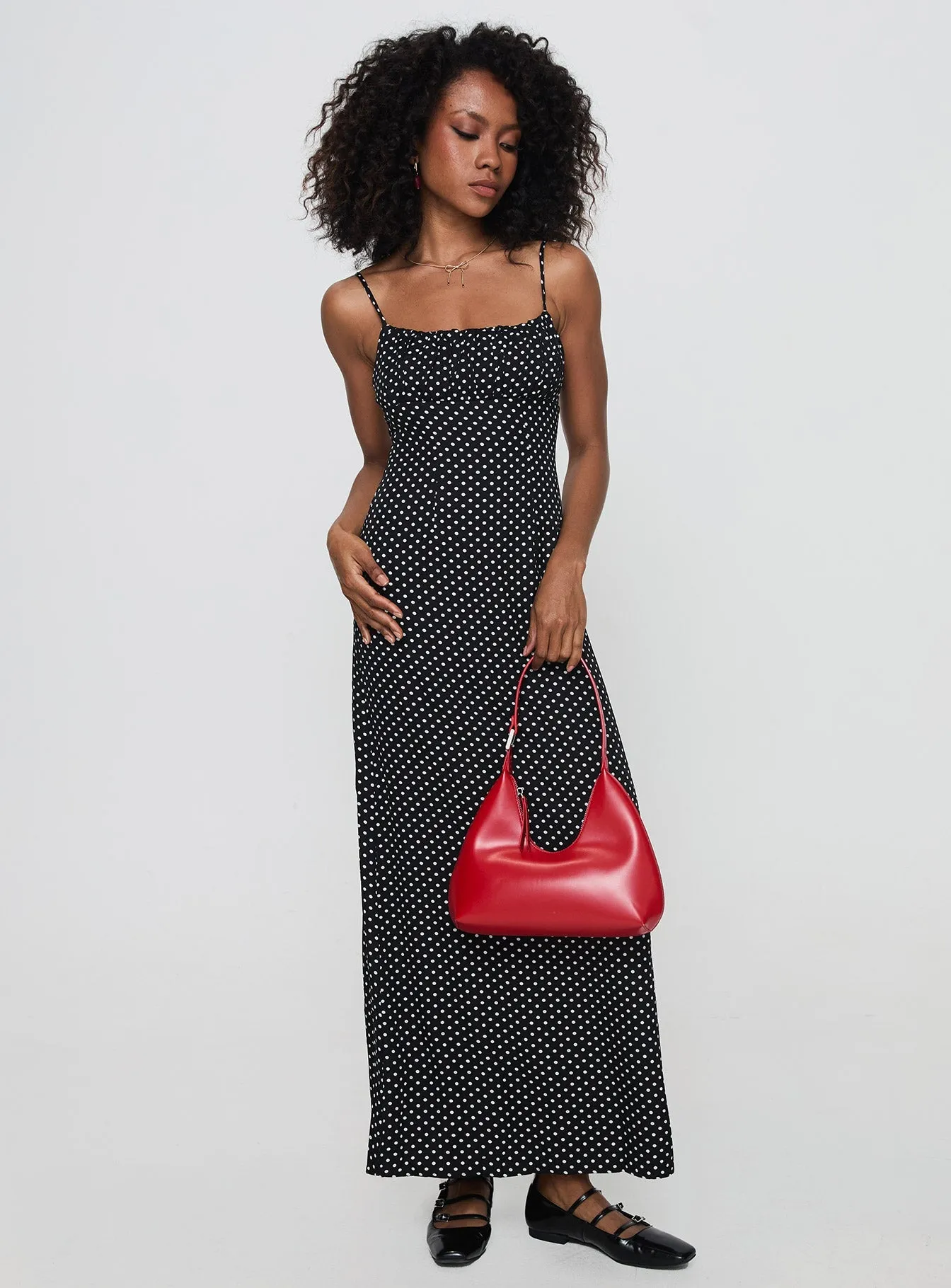Nordic Fresh Pansotti Maxi Dress Black