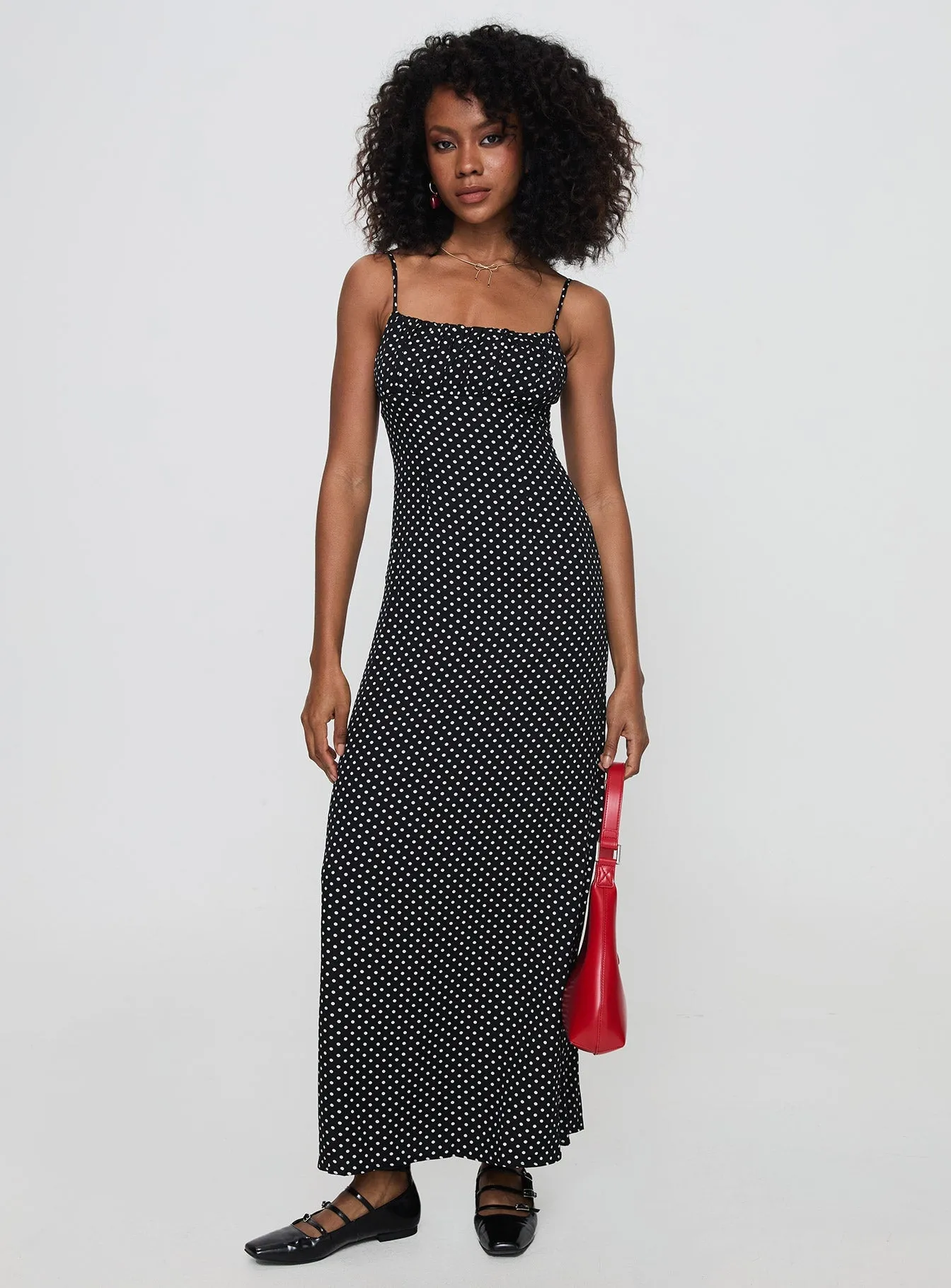 Frost Breeze Fashionable bohemian maxi Pansotti Maxi Dress Black