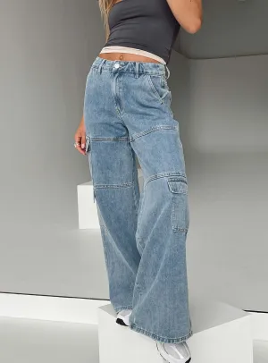 Tamba Cargo Jeans Denim Student Outfit Work Ready Traveler Gear Stretch Creative Look