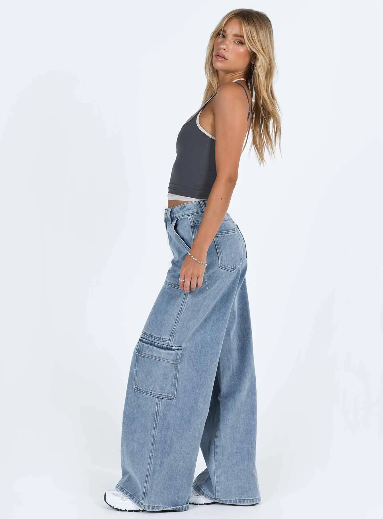 Tamba Cargo Jeans Denim Clean Fashion