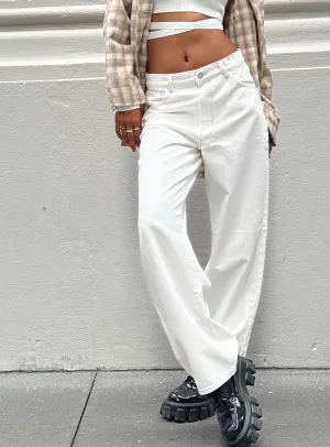 Abrand Slouch Jean Vintage White Timeless Look