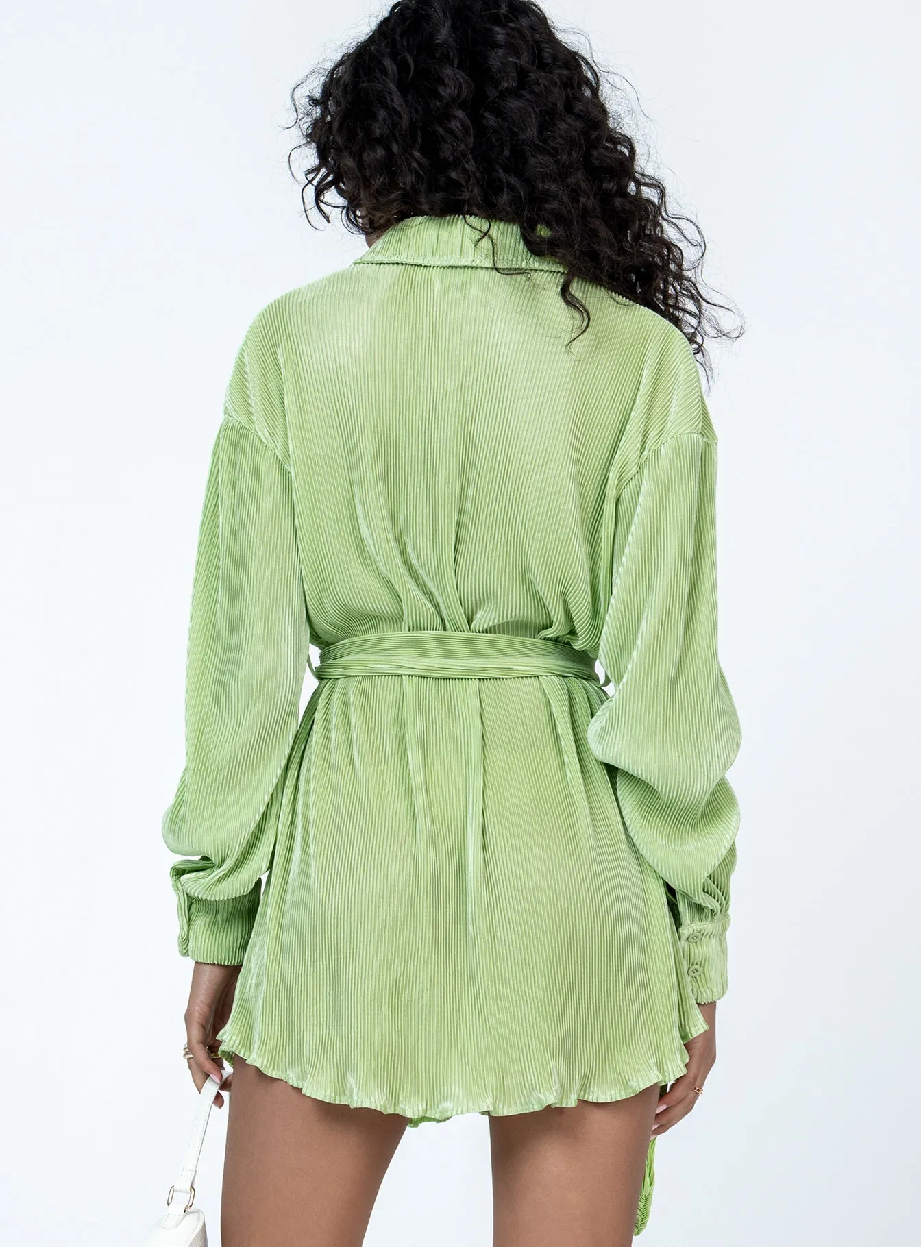 Edena Mini Dress Green Trendy mini outfit Smart Casual
