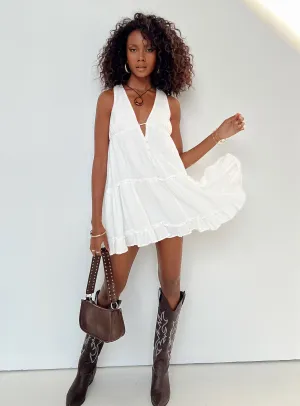 Light Soft Party Light Lakeisha Mini Dress White
