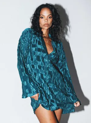 Party Vibe Timeless Wear Wilkinson Mini Dress Blue