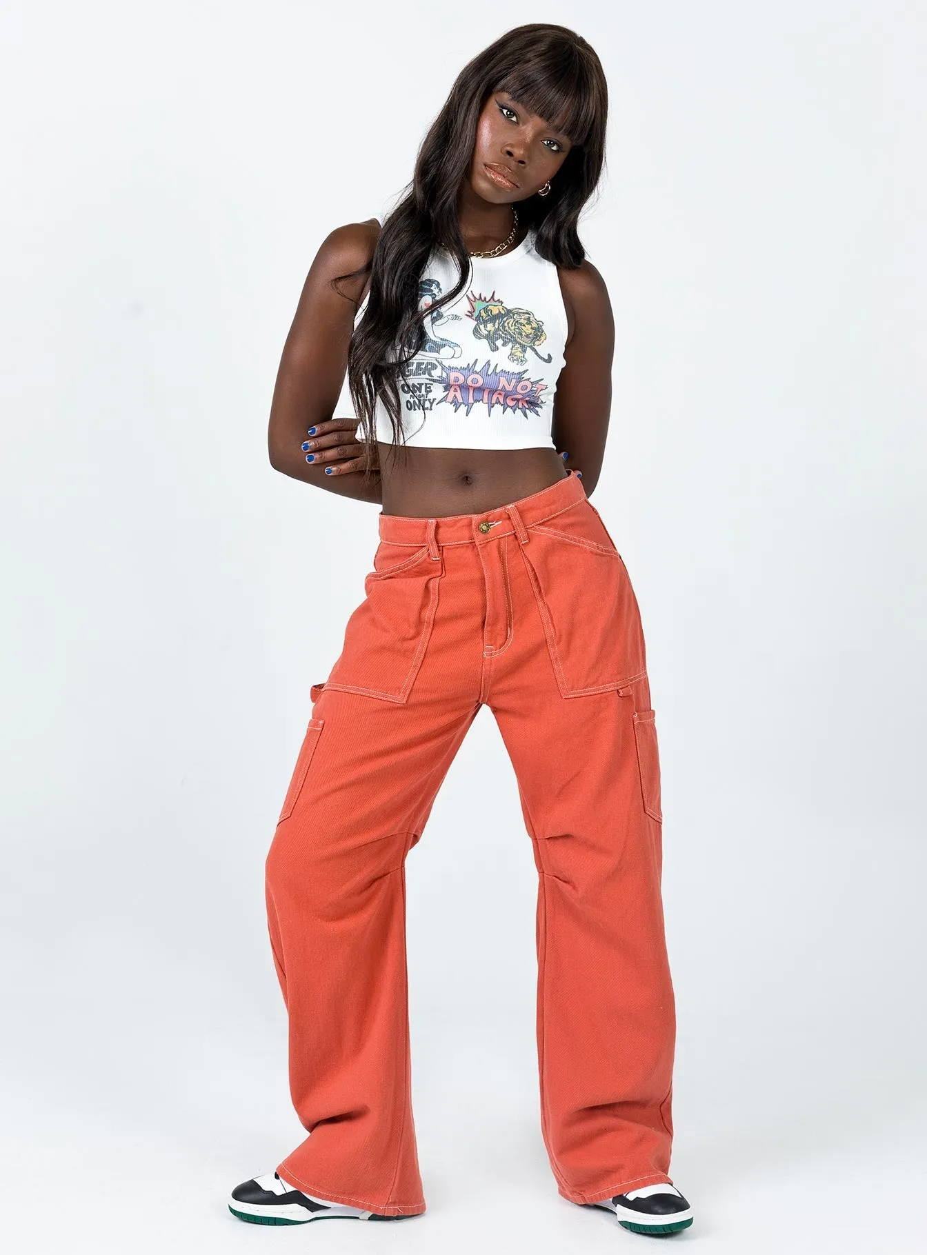 Miami Vice Pants Red Classic Wear Textured Functional Casual