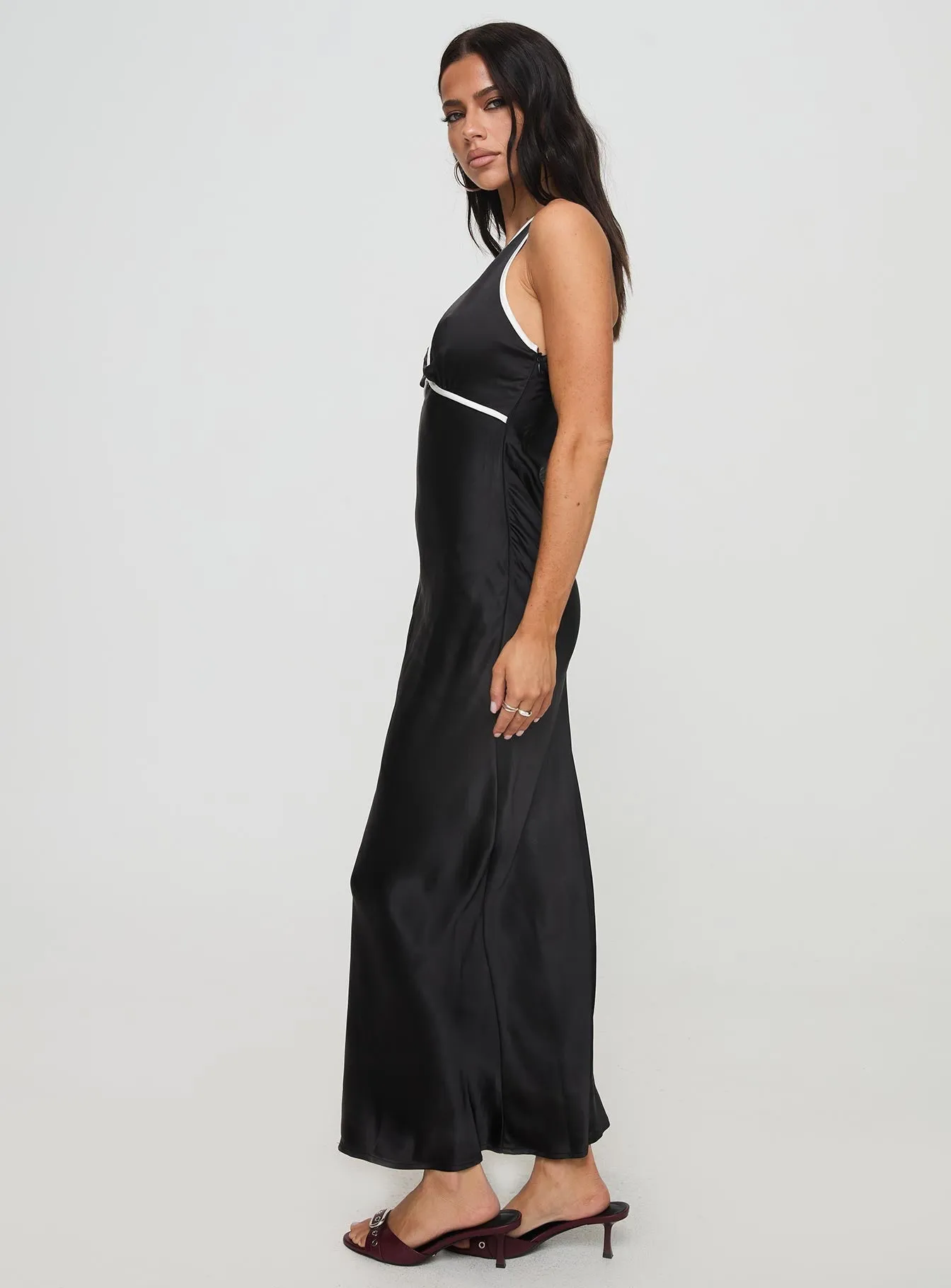 Thandi Maxi Dress Black Crystal View Rock Shore