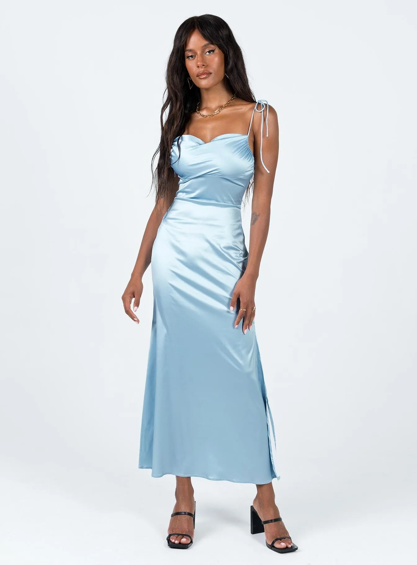 Avriel Maxi Dress Blue Petal Path Story Wear