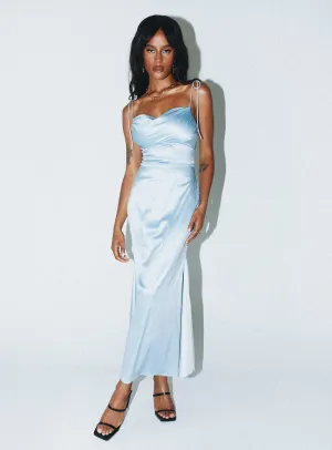 Lake View Designed to suit all body types this dress provides a flattering fit for every figure Avriel Maxi Dress Blue