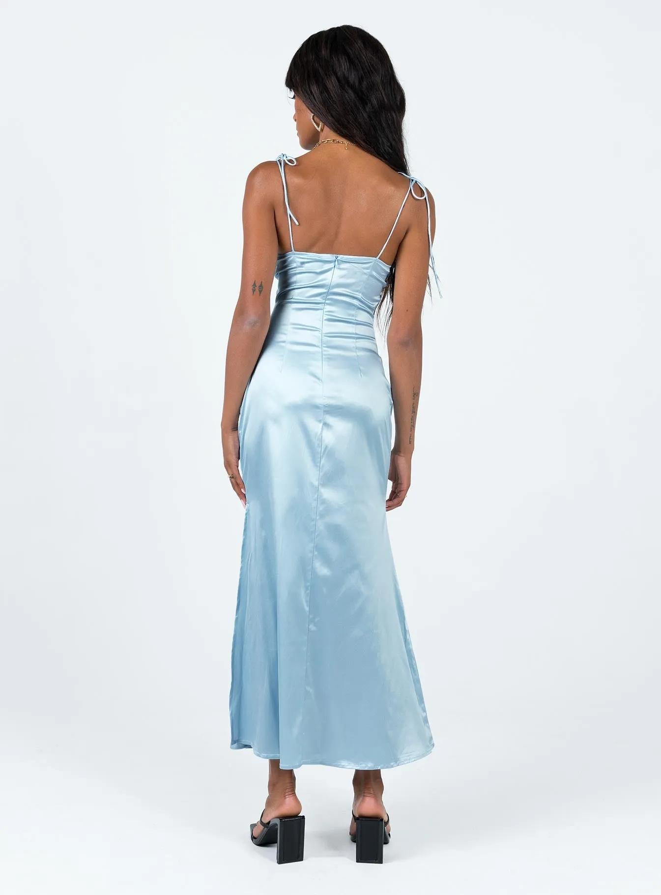 Earth Brown Sunrise Bay Avriel Maxi Dress Blue