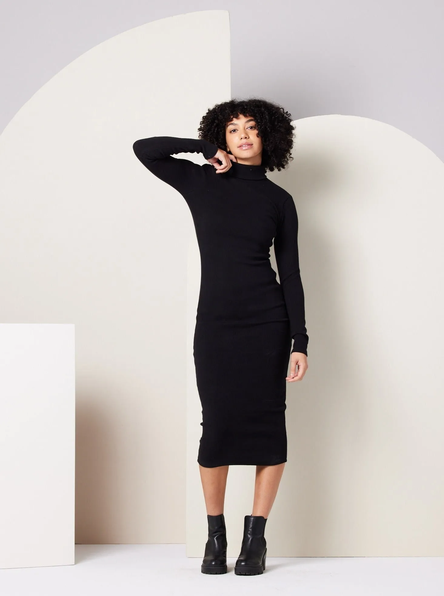 Faye Dress - Black AbrasiveReinforcedZones Street Light
