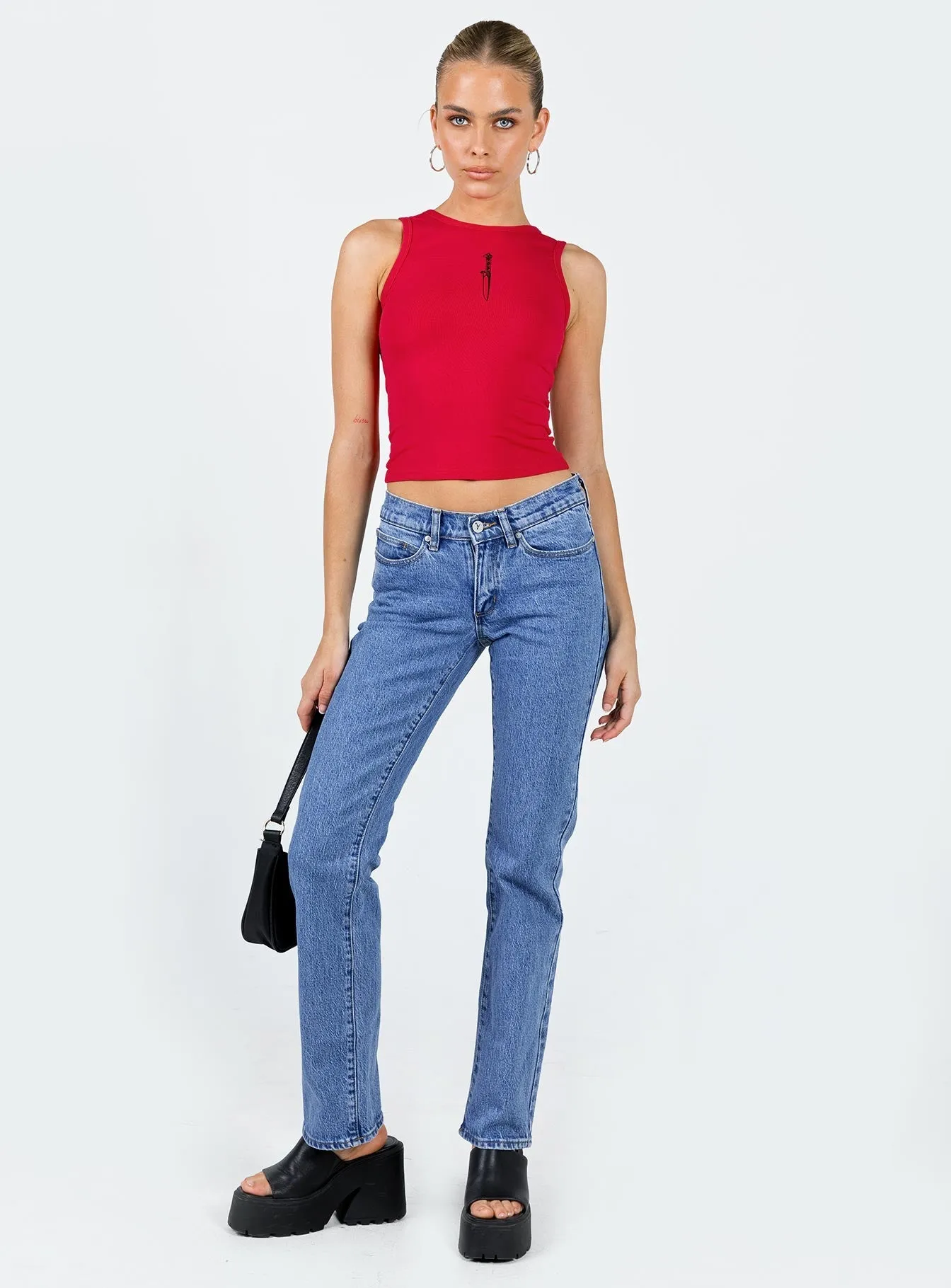 Abrand 99 Low Straight Debbie Mid Blue Unisex Fashion