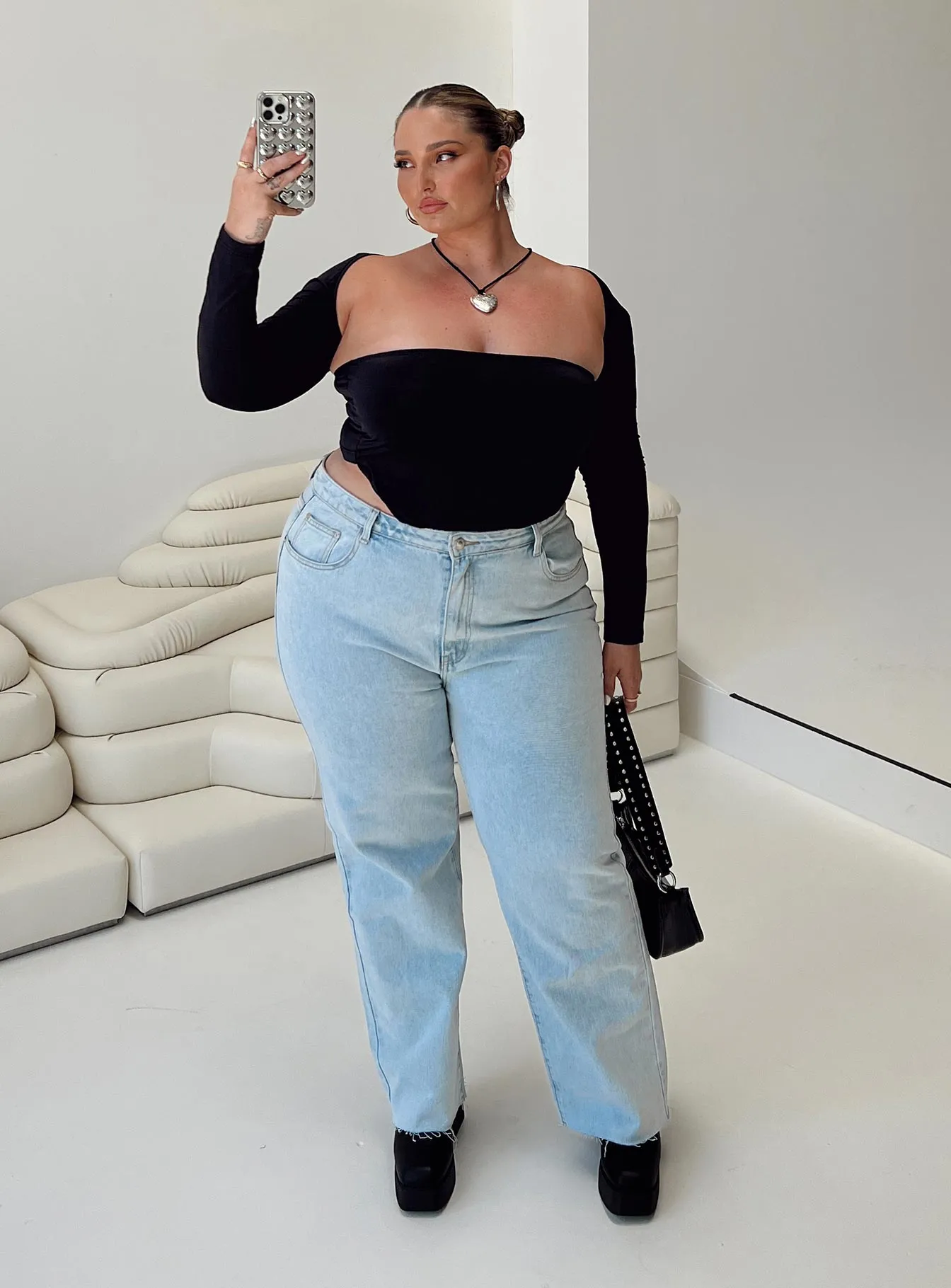Slim Vintage Lover Work Ready Neutral Queenstown Straight Leg Jeans Light Wash Denim Curve