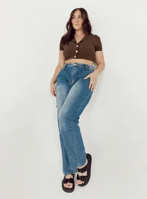 Isabelle Straight Leg Denim Jeans Outdoor Adventure Stylish Stretch Unisex Wear Classic Wear