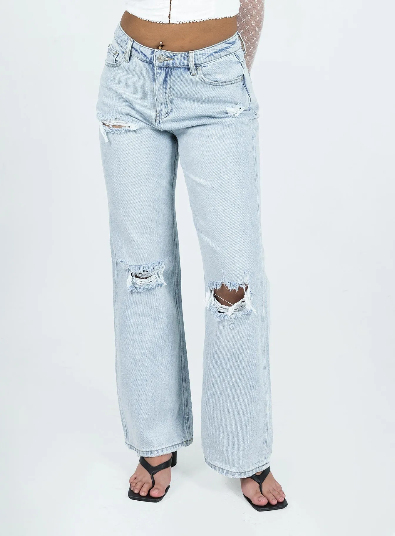 Traveler Gear Luxury Tanya Straight Leg Jeans Denim