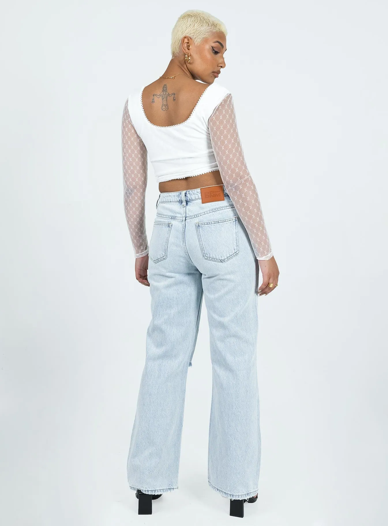 Tanya Straight Leg Jeans Denim Flexible Match