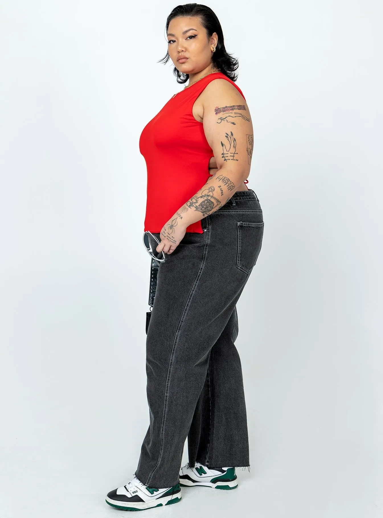 Boundless Denim Jeans Black Curve Chill Fit