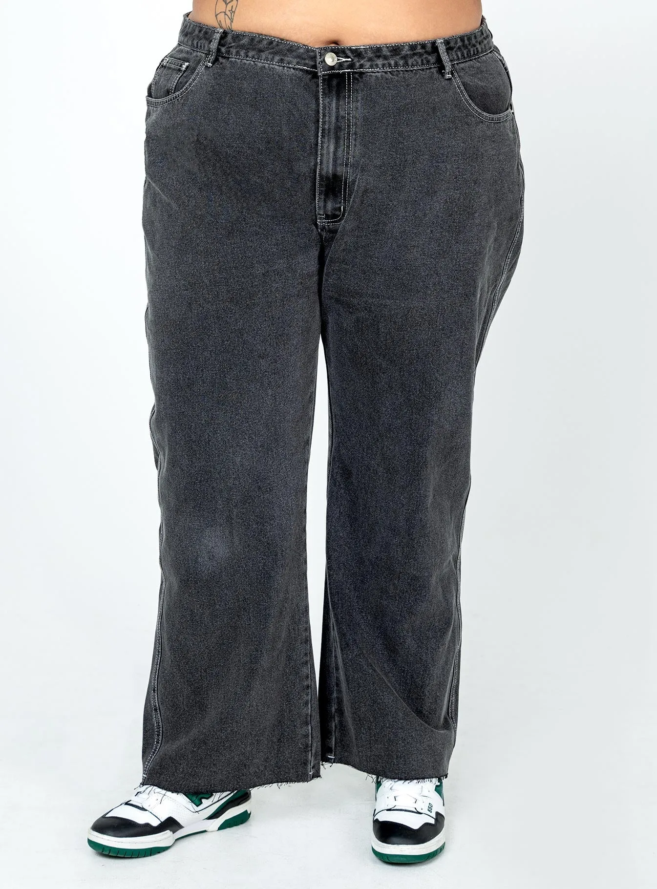 Family Style Luxury Boundless Denim Jeans Black Curve