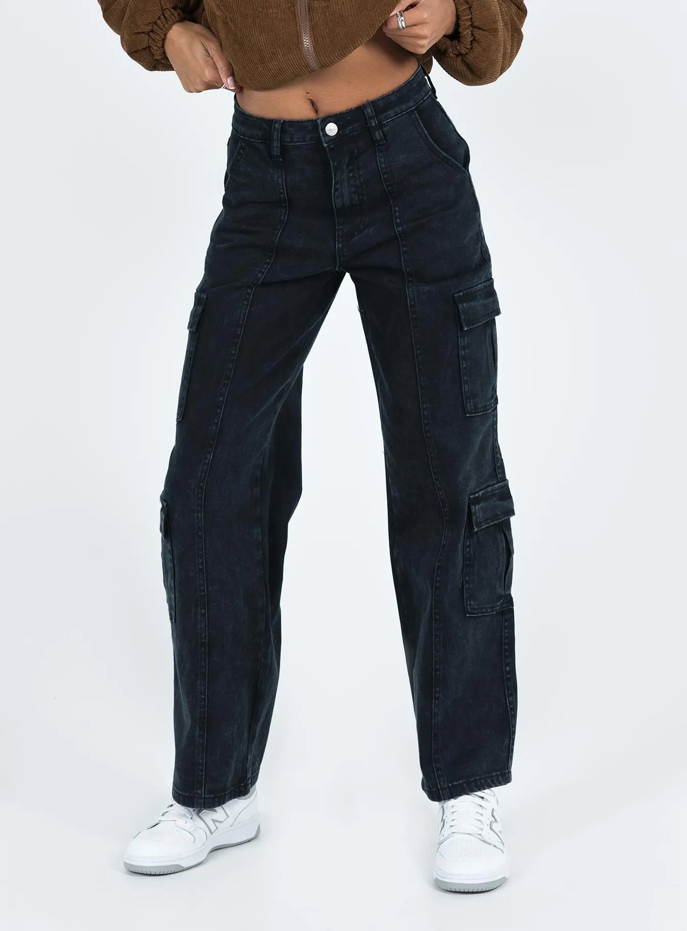 Nosita Cargo Jeans Black Go-To Style Comfort First