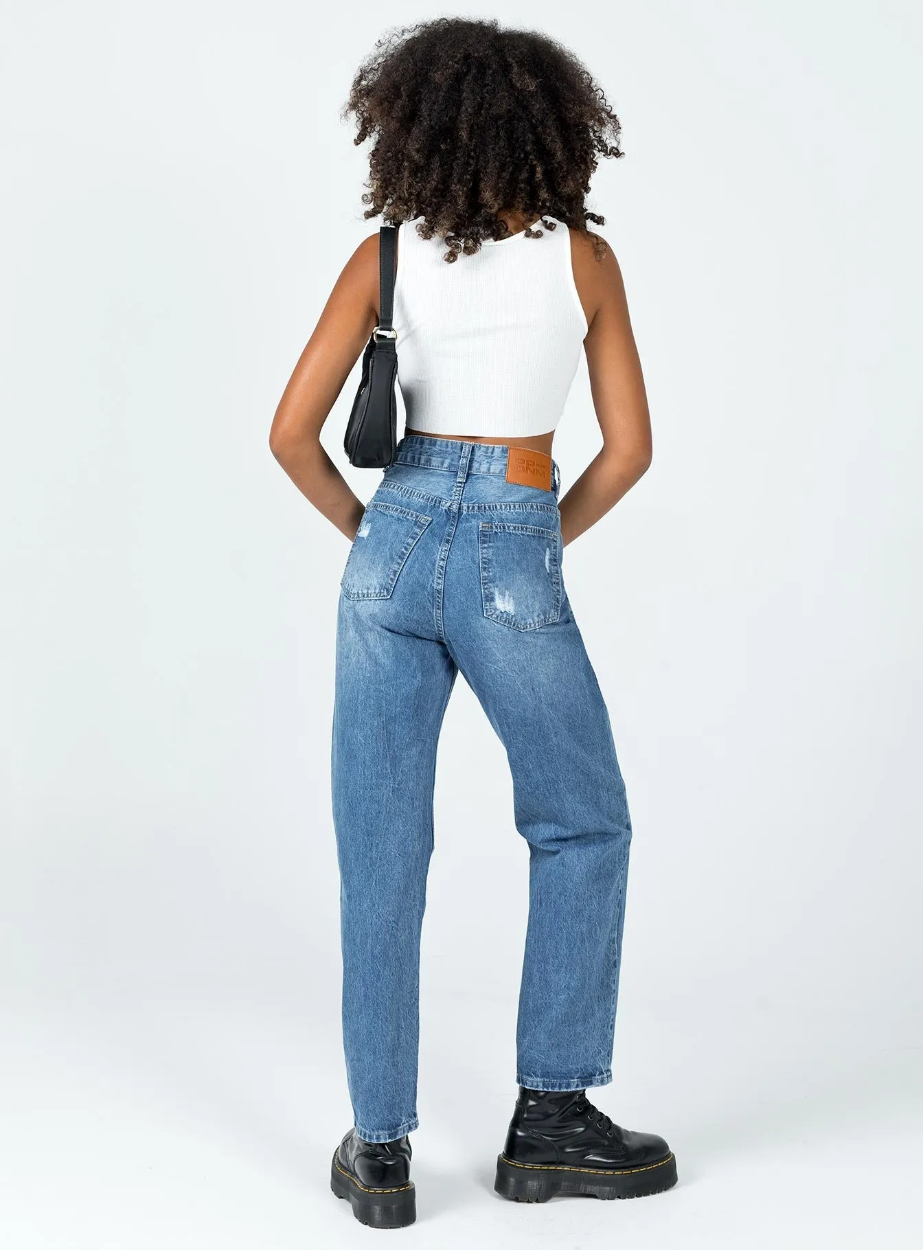 Taxco Straight Leg Denim Jeans Casual Element Weighted Hemline