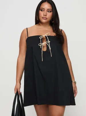 Belong Together Mini Dress Black Curve Smart Look