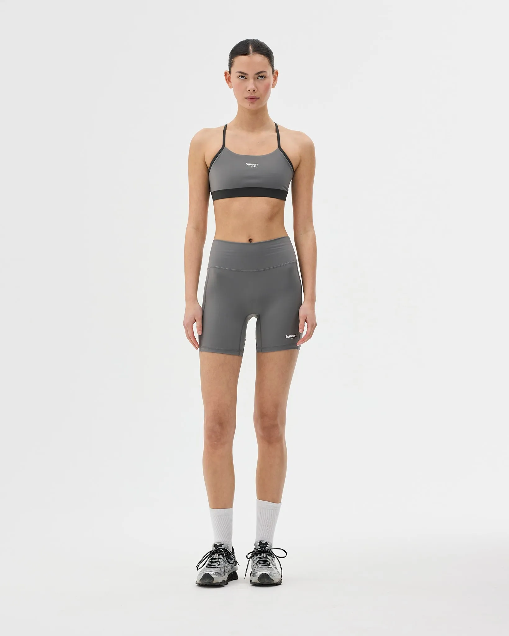 Printed design Fitness wear Active Tight Shorts - Sport 3 - Smoked Pearl