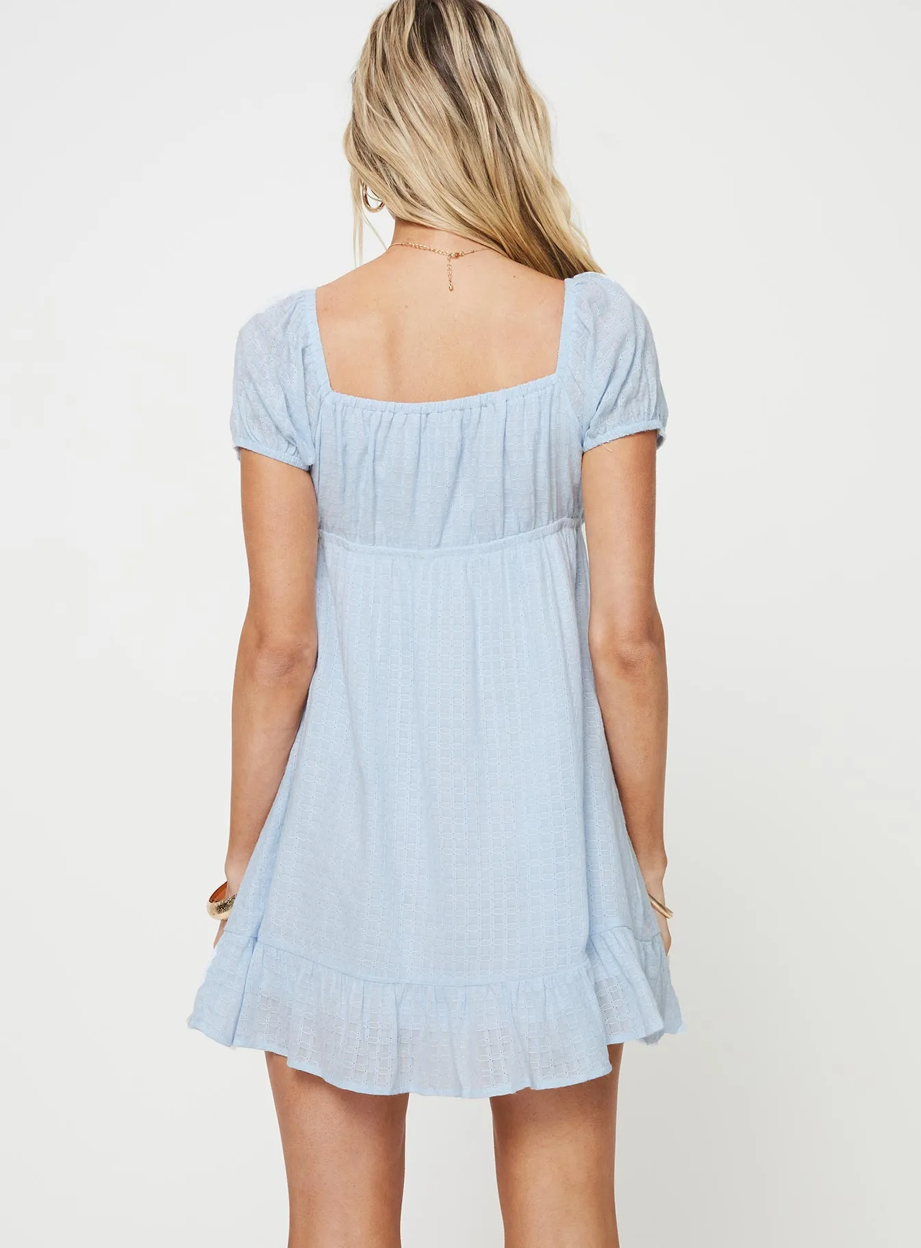 Venetian Mini Dress Blue Quick Scene