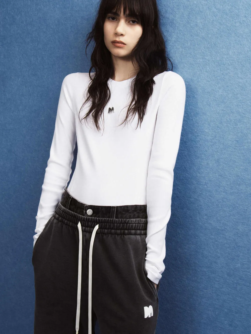 Hydrophobic coating Seasonal Smart Slim Fit Long Sleeve Top