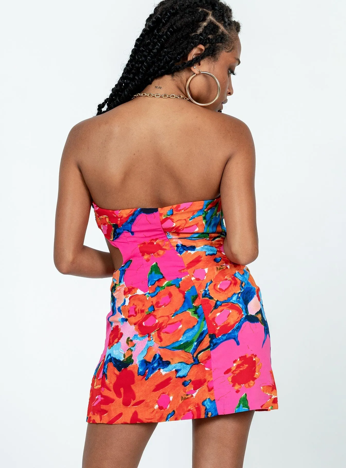 Sophisticated short dress Brassie Floral Mini Dress Multi