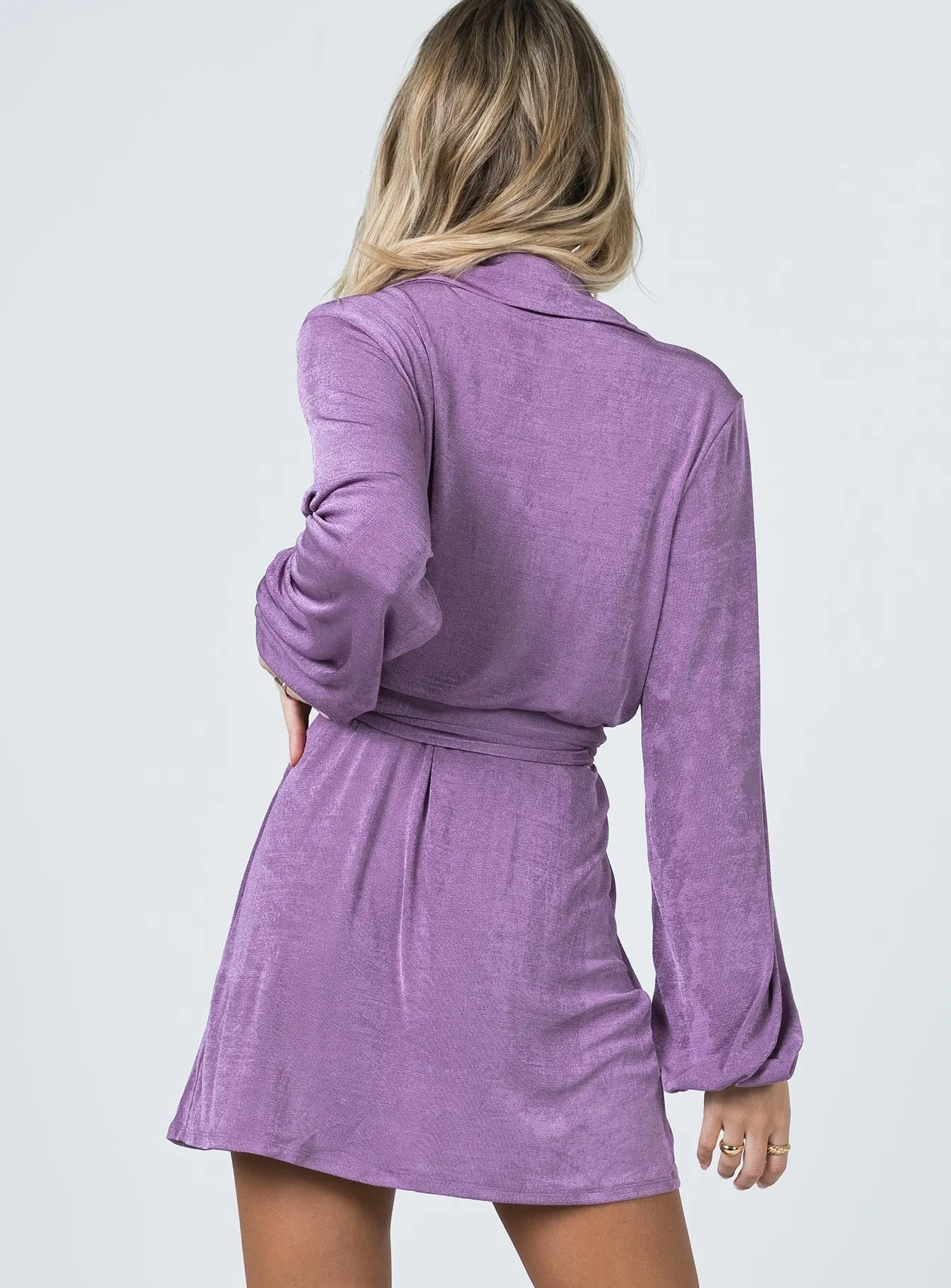 Stage Soft Party Time Mini Dress Purple